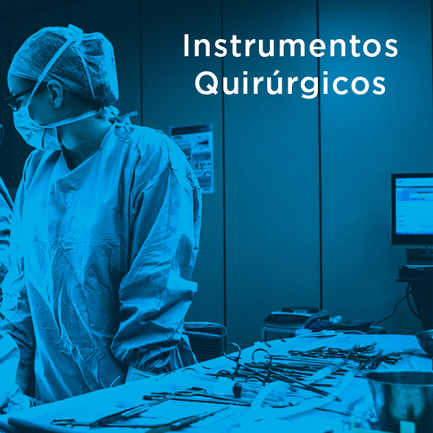Instrumental quirúrgico preparado para pabellón